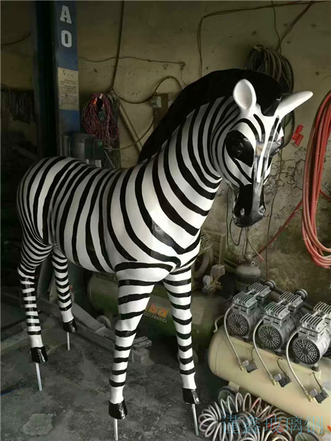 玻璃鋼斑馬